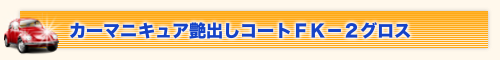 カーマニキュア艶出しコートFK-2グロス