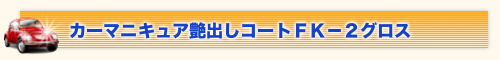 カーマニキュア艶出しコートＦＫ－２グロス